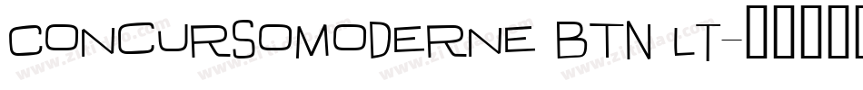 ConcursoModerne BTN Lt字体转换